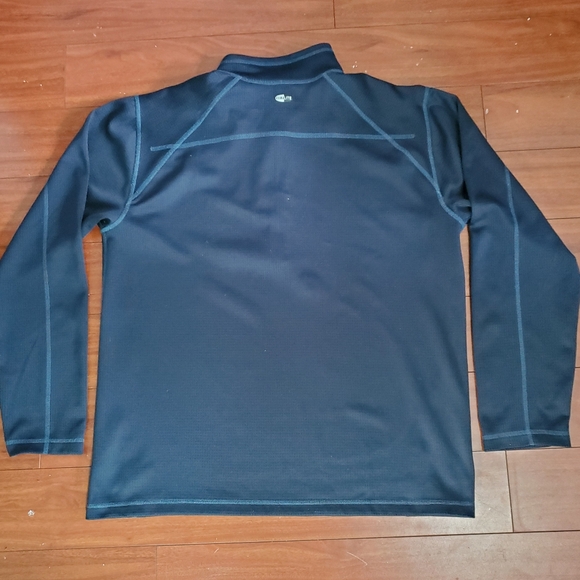 VINTAGE ADIDAS CLIMA365 MEN'S SIZE XL 1/4 ZIP TRACK BLUE JACKET - Picture 7 of 7